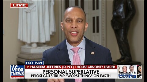 Hakeem Jeffries Defends Pelosi's Disgusting Comments