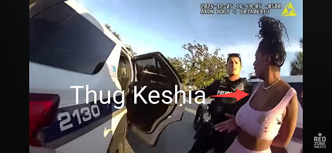 Woman arrested for backing into 1 officer and assulting another one, trying to flee.