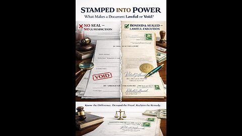 Stamped Into Power - What Makes A Document Lawful or Void