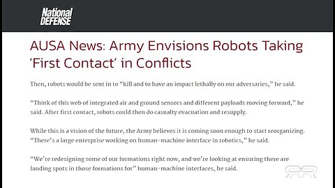 AI Control of the US Military