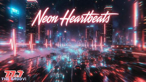 Neon Heartbeats - Nu-Disco/Dance Pop Visualizer v3 (Royalty Free Music)