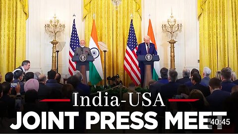 PM Narendra Modi and US President Donald Trump hold the joint press meet at White House, LIVE