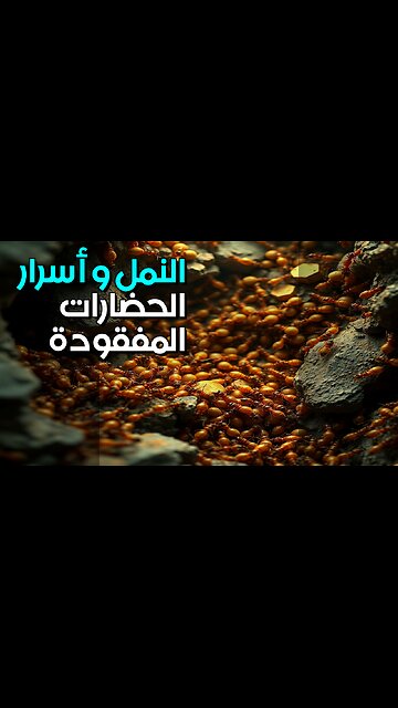 النمل: ذاكرة الحضارات المفقودة؟ #shorts