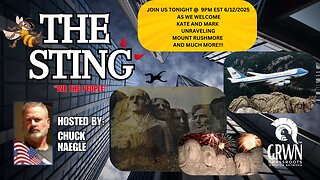 THE STING (9pm EST 6/15/25) welcomes Kate and Mark unraveling MOUNT RUSHMORE and much much MORE!!!