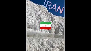 Potash Salt Waterfall. آبشار نمک پتاس. Iran🇮🇷