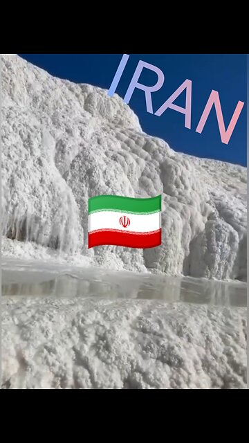 Potash Salt Waterfall. آبشار نمک پتاس. Iran🇮🇷