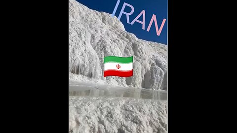 Potash Salt Waterfall. آبشار نمک پتاس. Iran🇮🇷