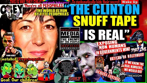 Ghislaine Maxwell Admits 'Hillary Clinton Made Snuff Tape' in Leaked DOJ Recording (compilation)