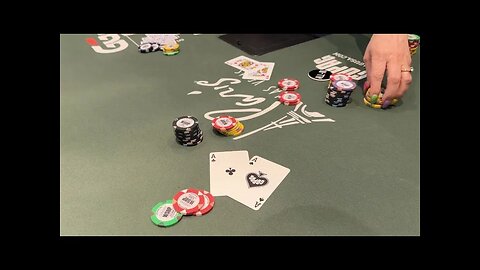 I’m ALL IN w/ACES First Hand Of $10,000 MAIN EVENT! SET OVER SET In DREAM RUN! Poker Vlog Ep 345
