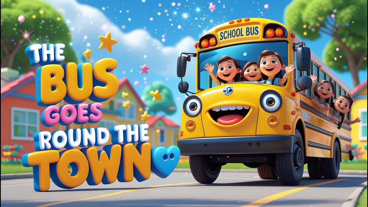 The Bus Goes Round the Town 🚍 | Wheels on the Bus | ABC Sing & Play