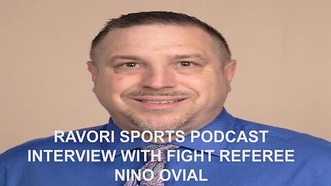 INTERVIEW WITH FIGHT REFEREE NINO OVIAL