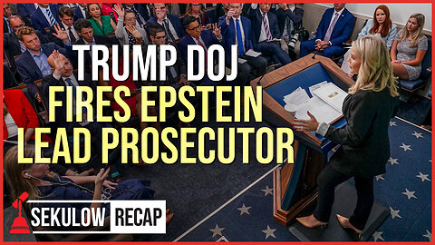 Trump DOJ Fires Epstein Lead Prosecutor
