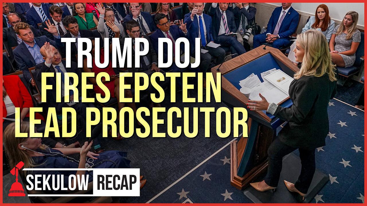Trump DOJ Fires Epstein Lead Prosecutor
