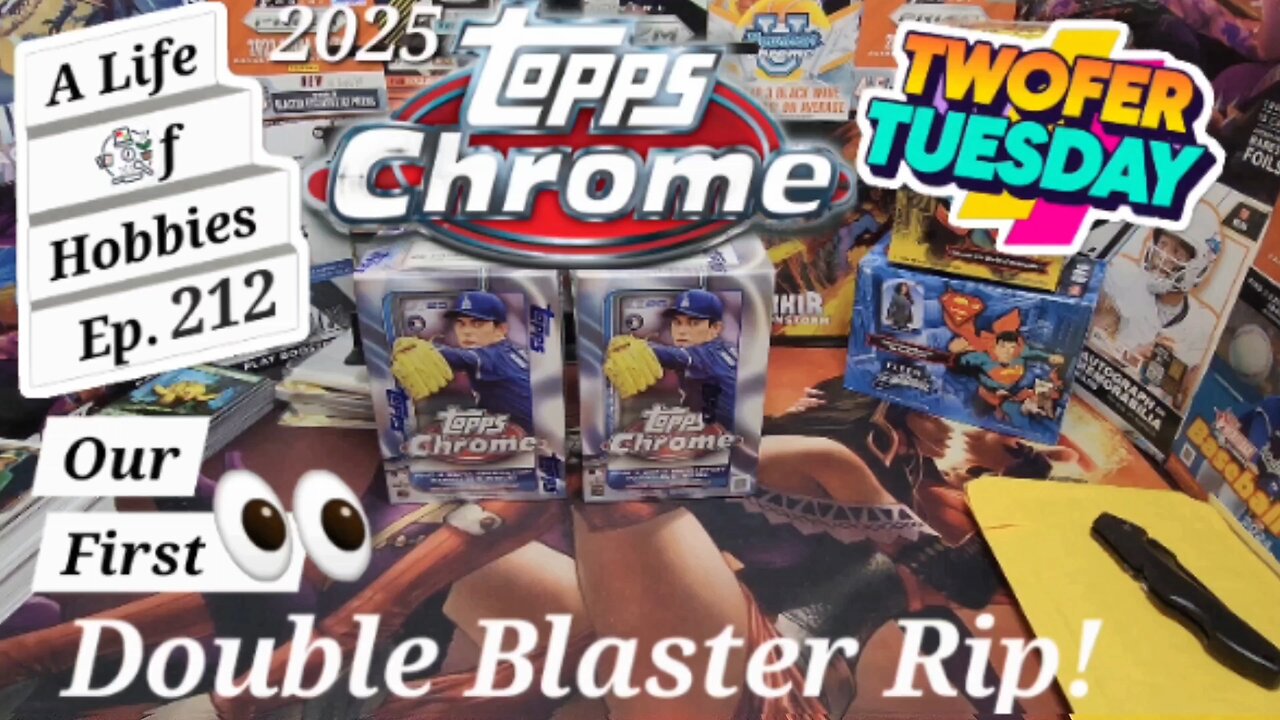 2025 Topps Chrome Baseball - A First 👀 and Review, 2 Blaster Rip e212