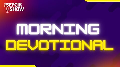 Morning Devotional LIVE