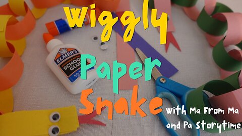 Wiggly Paper Snake: Crafty Tuesday Adventure