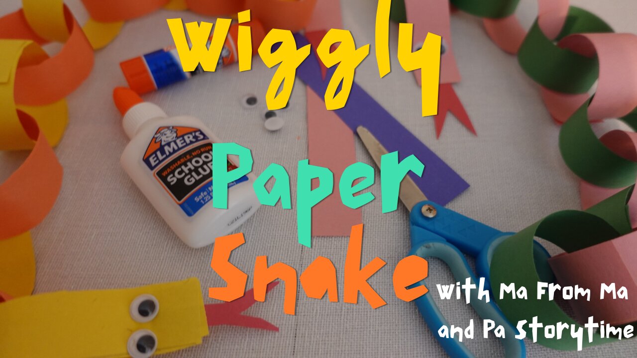 Wiggly Paper Snake: Crafty Tuesday Adventure