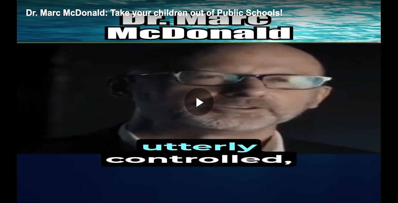 "Public School Education: Insights from Dr. Marc McDonald"