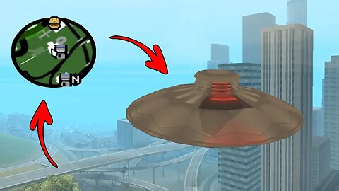 GTA San Andreas - Secret UFO Location (Hidden Place)