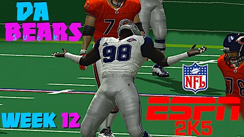 NFL 2K5 | Bears v Cowboys | Week 12 | Franchise