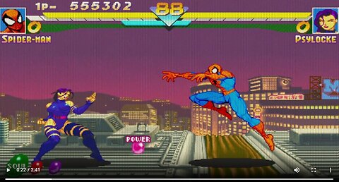 Spiderman vs Psylocke