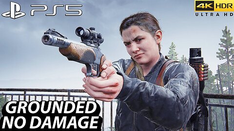 The Last of Us 2 PS5 - Abby's Revenge ( GROUNDED / NO DAMAGE ) 4K60FPS .