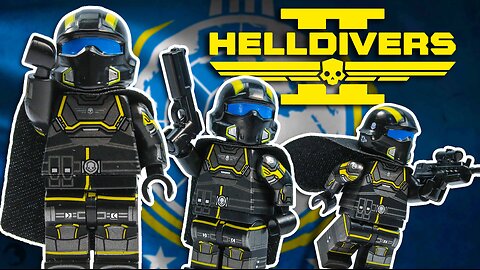 LEGO HELLDIVERS!! Republic Customs Helldivers 2 MINIFIGURES Photography & Review