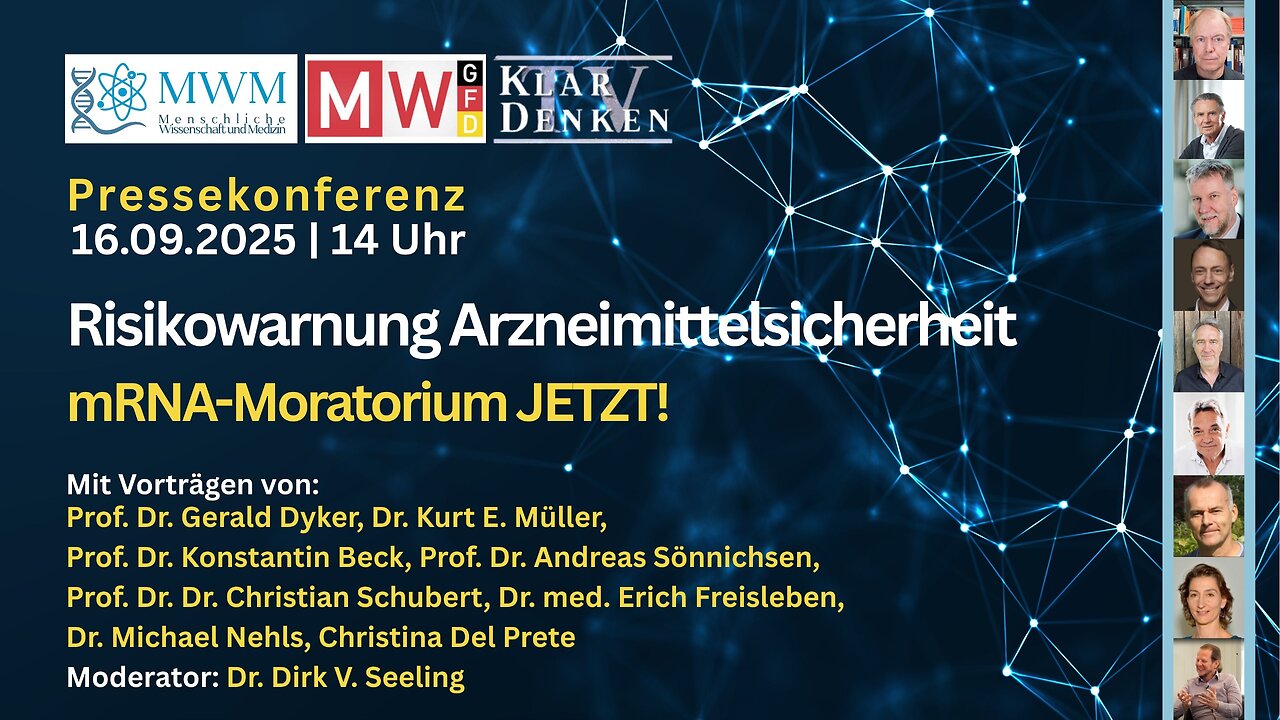 Pressekonferenz MWM mRNA-Moratorium 16.09.2025
