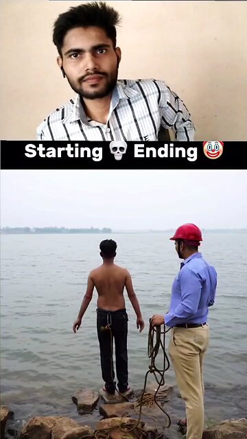 ladka paani mai kune ke baad baag gaye