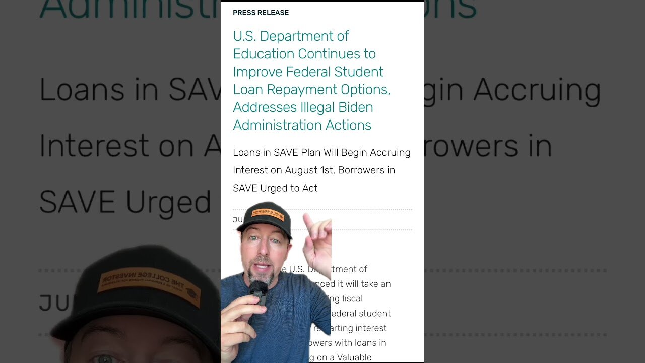 Interest to Resume for Borrowers on Biden's SAVE Plan