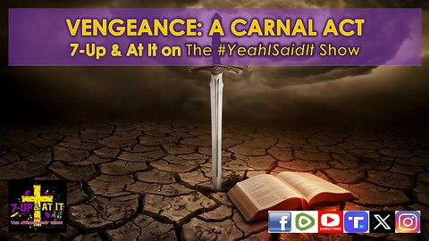WORD OF THE DAY: ROMANS 12:19 - VENGEANCE: A CARNAL ACT
