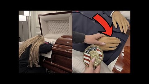 SHARE THIS VIDEO! ERIKA KIRK'S CASKET SIDE MANNEQUIN PERFORMANCE TAKES THIS PSYOP TO A NEW LEVEL!