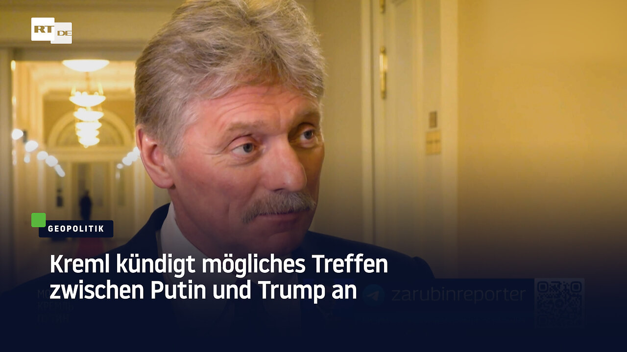 Kreml kündigt mögliches Treffen zwischen Putin und Trump an