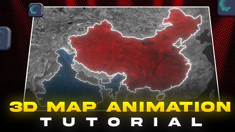 How to Make 3D Map Animation on Mobile Like Dhruv Rathee | Full Tutorial 2025