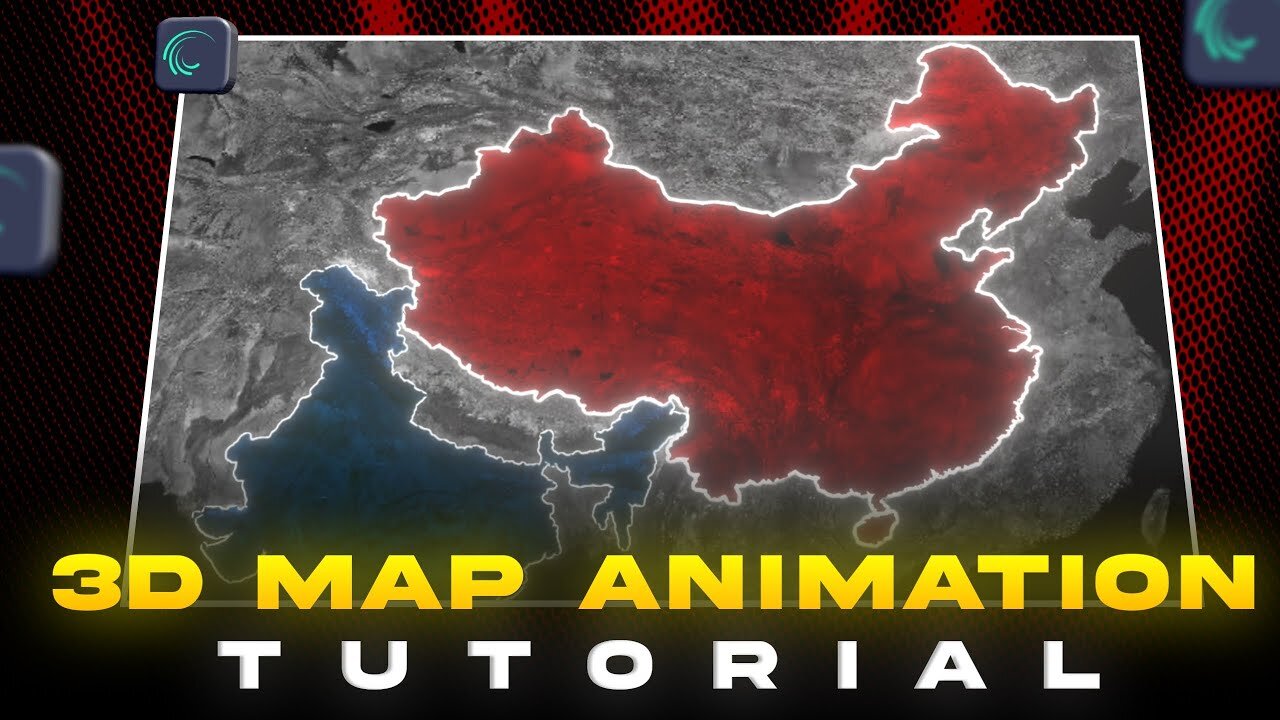 How to Make 3D Map Animation on Mobile Like Dhruv Rathee | Full Tutorial 2025