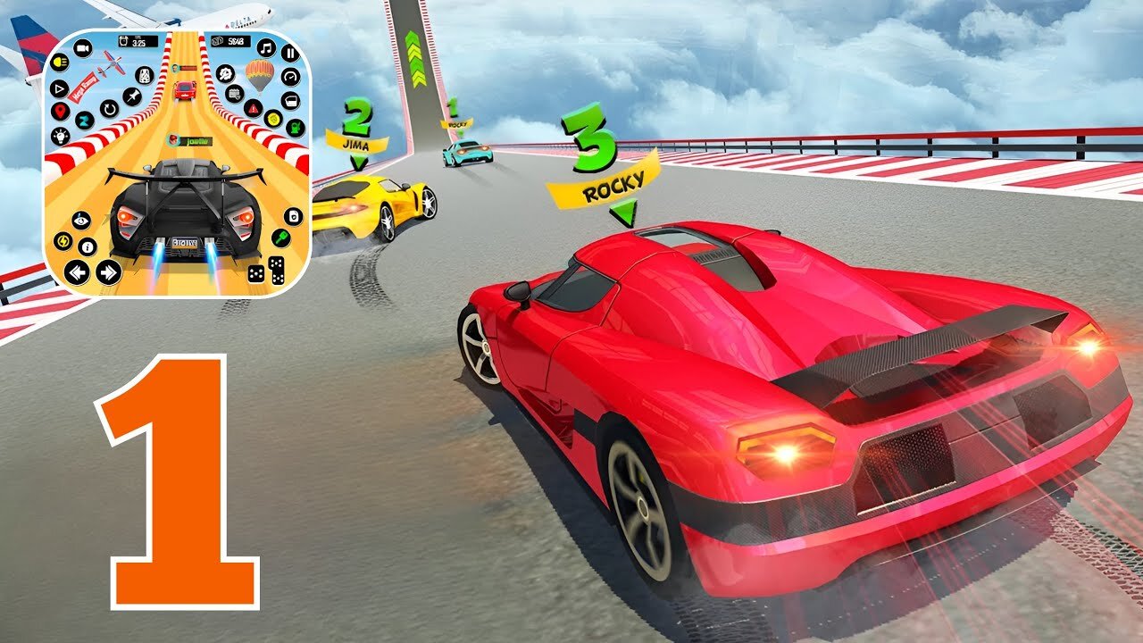 Car Racing Mega Ramps Stunt 3D - Gameplay Walkthrough | Part 1 (Android)
