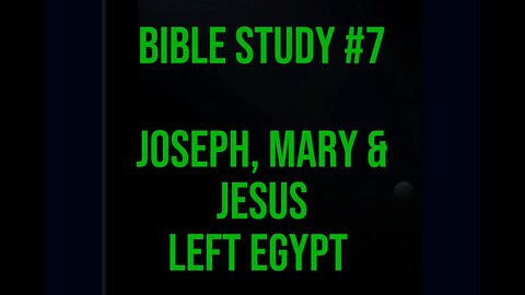 Bible Study#7: Joseph, Mary & Jesus Left Egypt 📖 #signlanguage #talk #asl #knowledge