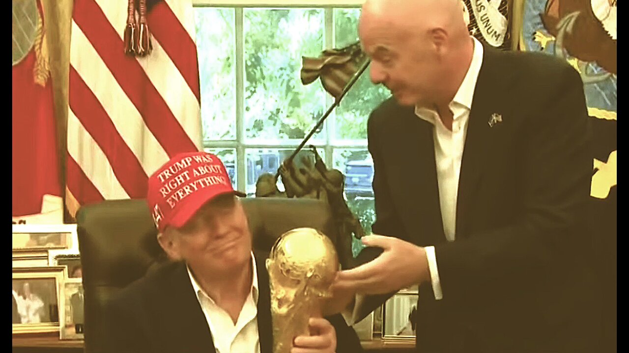 🏆 Live: Trump Jokes About Keeping FIFA Cup in Oval Office! Infantino’s Reaction Is Priceless!