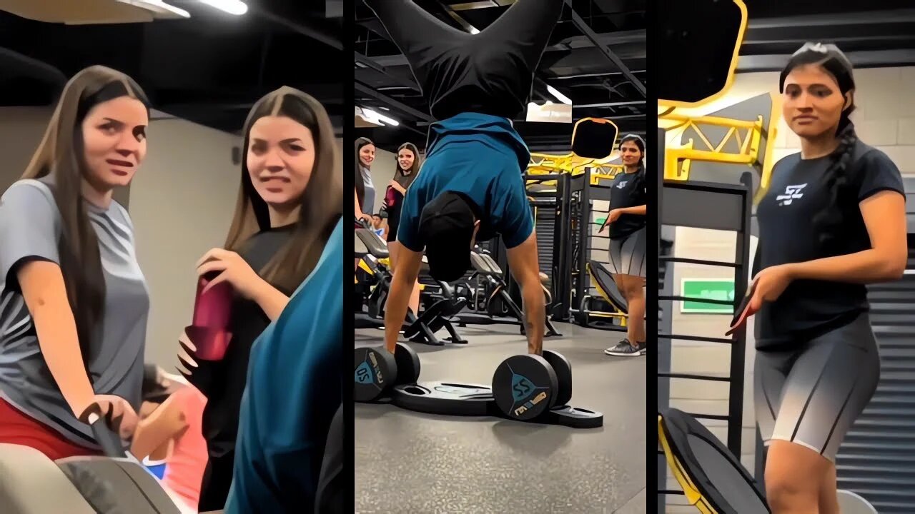 🔥Scaring People in The Gym With Calisthenics #66