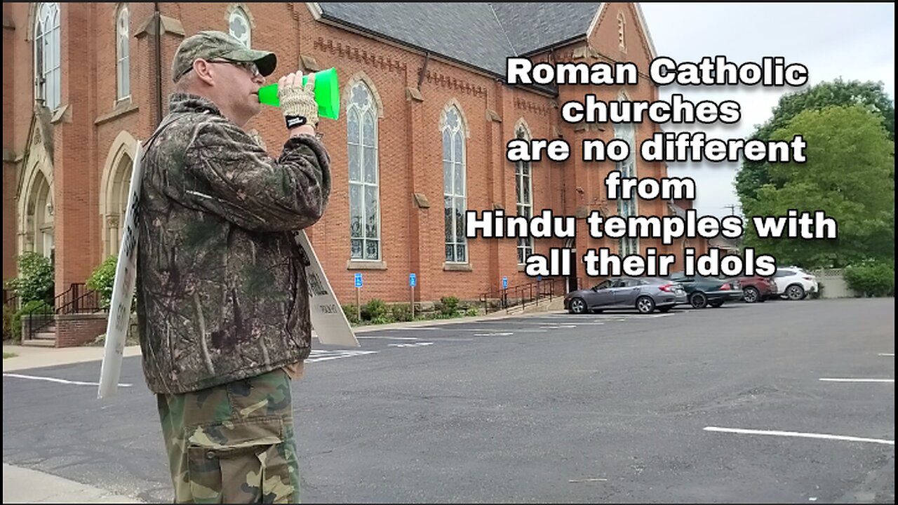 Preaching against Roman Catholic idolatry