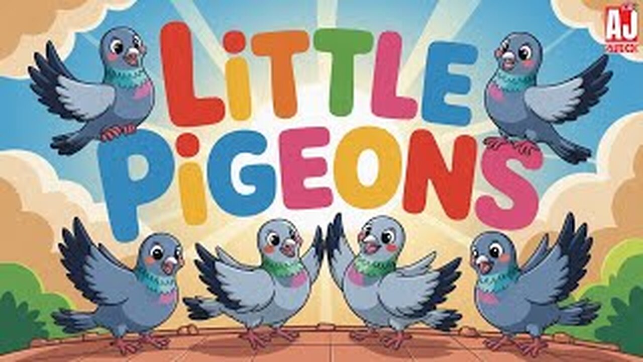 Little Pigeons Song 🕊️ | Fun Bird Song for Kids😊