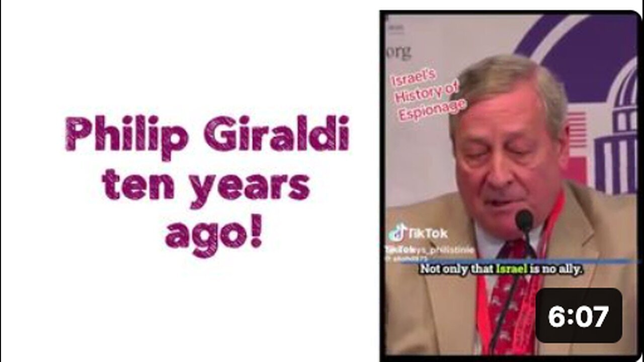 "Reflecting on Philip Giraldi's Work from a Decade Ago"