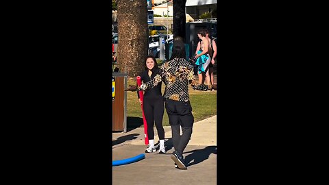 cutegirl frank video randomly and then fight with random people