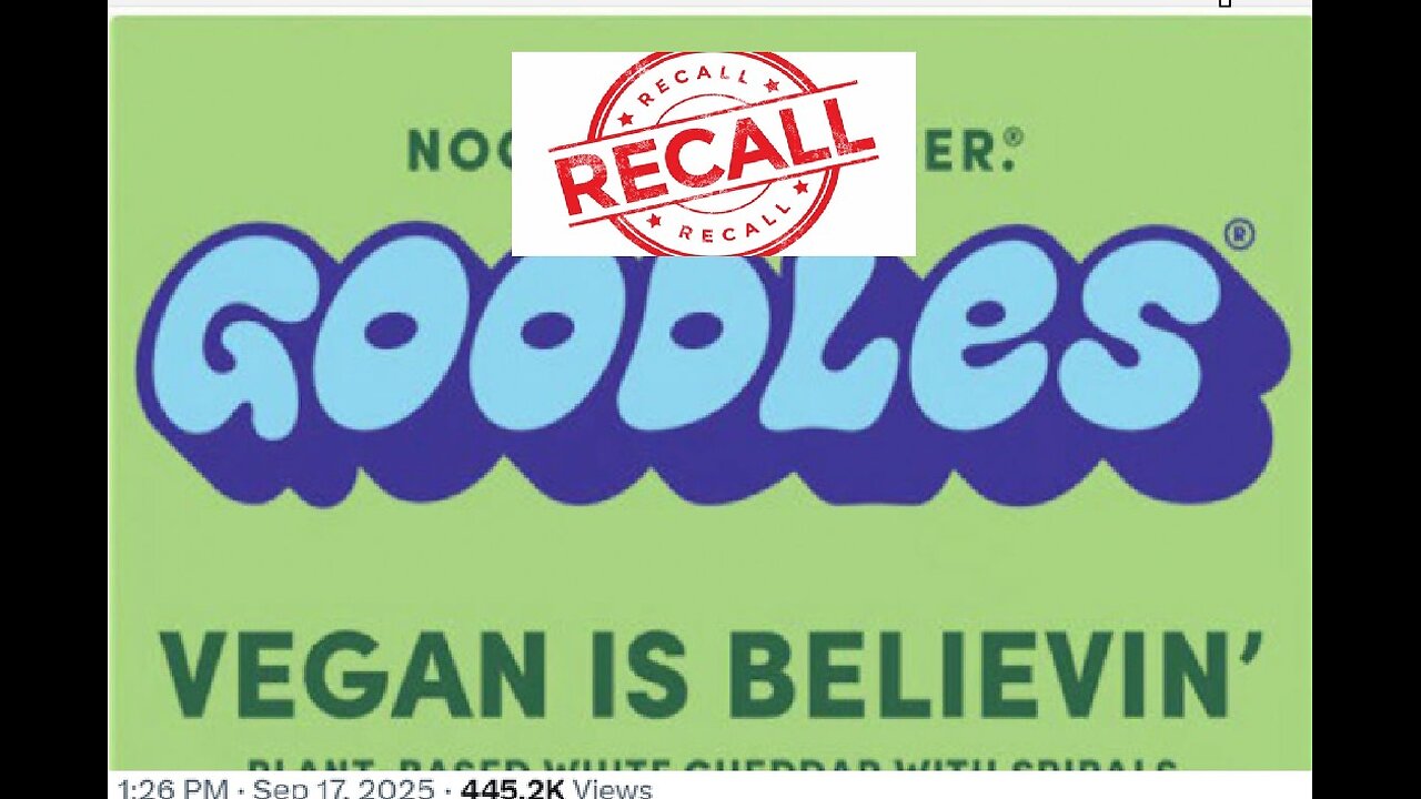 Mac and Cheese recalled, don’t worry its vegan