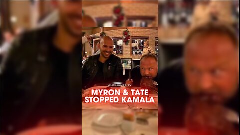 Alex Jones: Kamala Blames Myron Gaines & Andrew Tate For Her Losing To Trump - 10/10/25