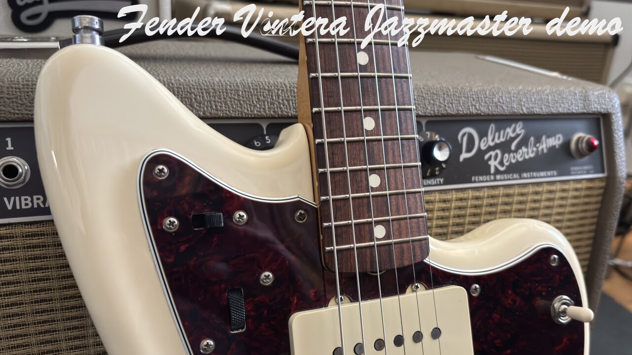 2021 Fender Vintera Jazzmaster demo