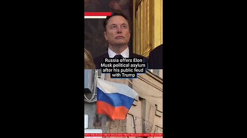 Russia offers Elon Musk asylum amid Trump feud, says he’s #japdmedia #elonmusk #trump #russia