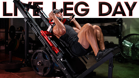 LIVE Leg Workout and Q&A – Trying not to FALL Asleep after Traveling 30+ Hours from INDIA! 🇮🇳
