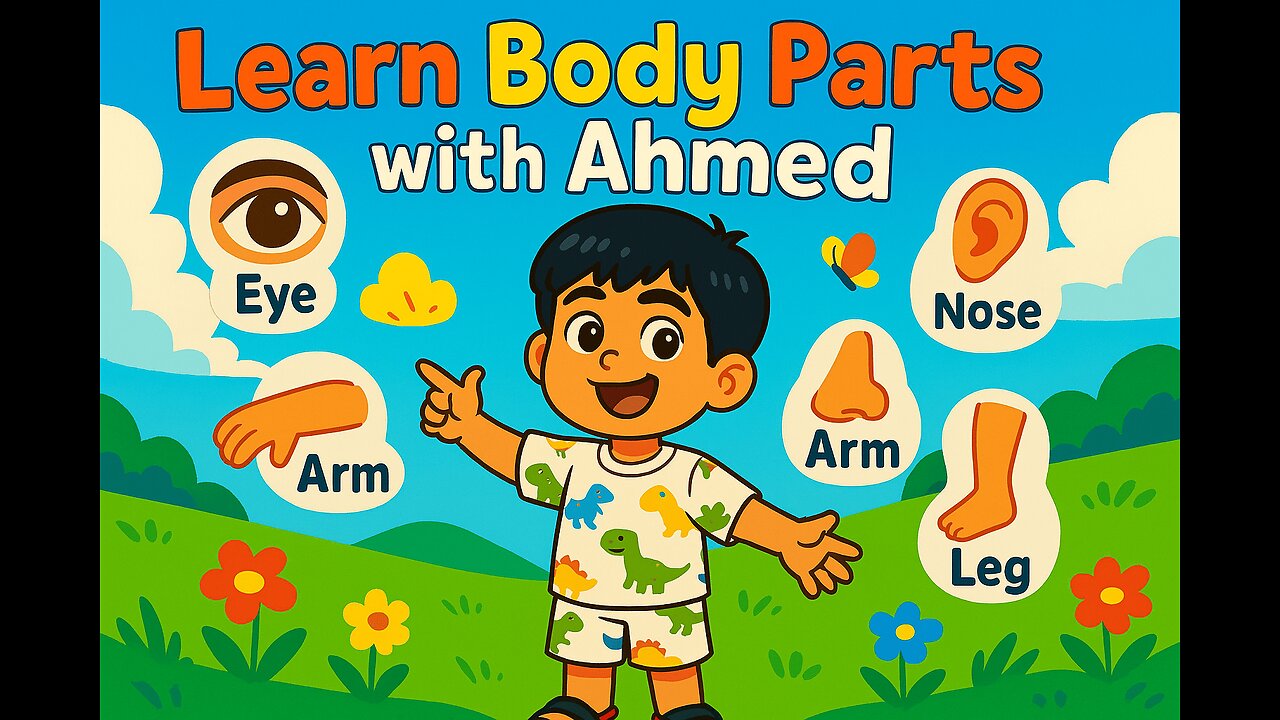 👋 Let’s Learn Body Parts with Ahmed!