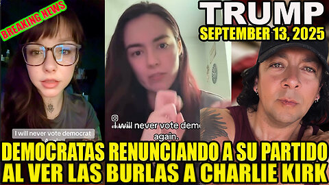 DEMÓCRATAS RENUNCIANDO A SU PARTIDO AL VER LAS BURLAS A CHARLIE KIRK